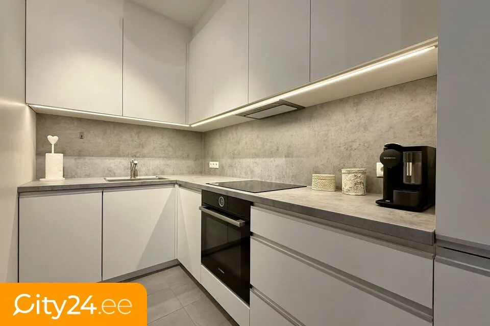 Kitchen - 2-Bedroom Apartment with Sea View in Viimsi