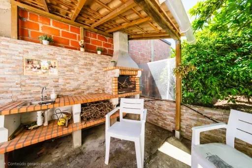 Terrasse - Charming House with Fruit Trees in Private Setting