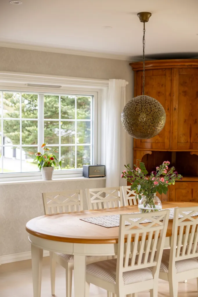 Salle à manger - Sunny Detached House with Terrace in Nadderud