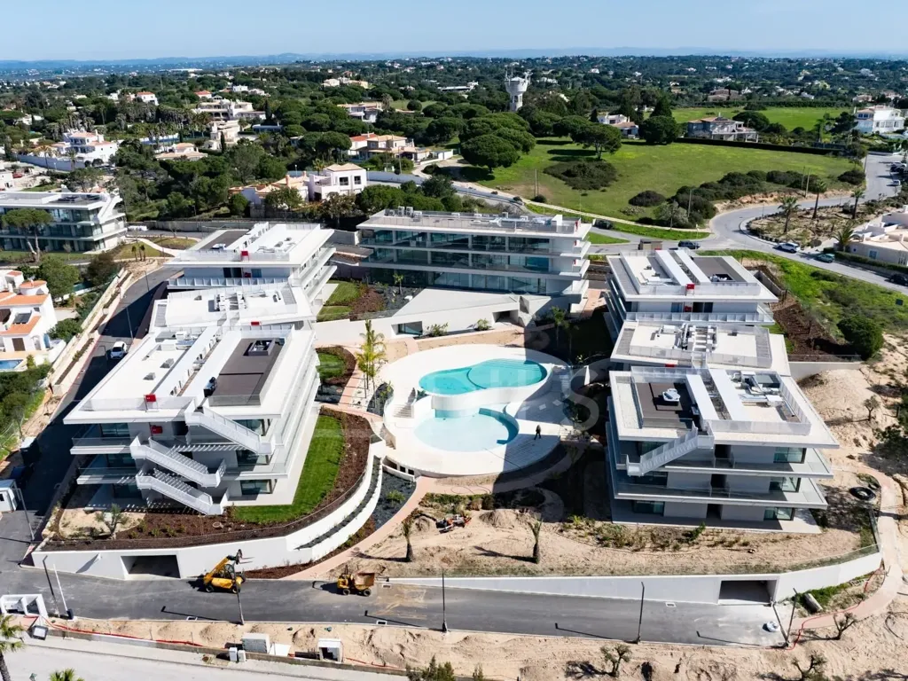 Aerial - Luxury Apartment with Beach Proximity in Lagoa