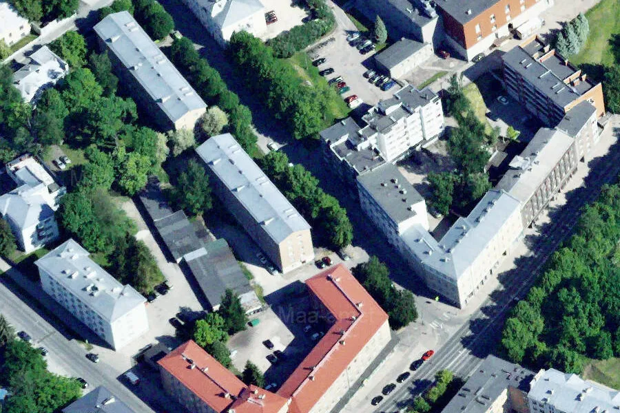 Vista aerea - 2-Bedroom Apartment with Courtyard View in Tartu
