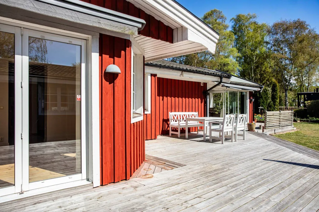 Terrasse - Villa with Pool and Sea View in Beddingestrand