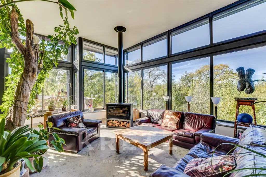 Séjour - Villa Contemporaine avec Piscine en Bord de Garonne