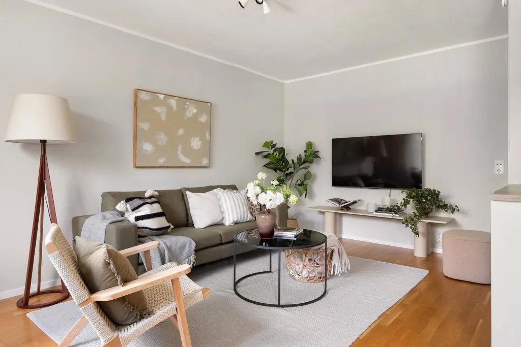 Séjour - Bright Two-Bedroom Flat with Large Terrace in Stockholm