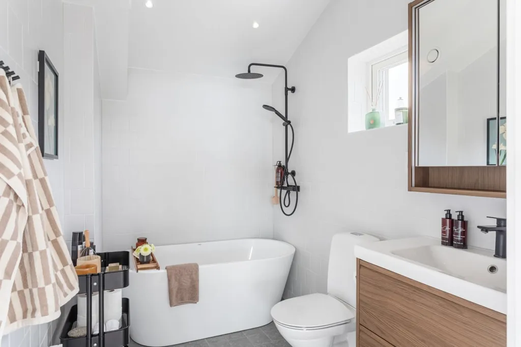 Salles de bain - Architectural Bungalow with Panoramic Views in Nature