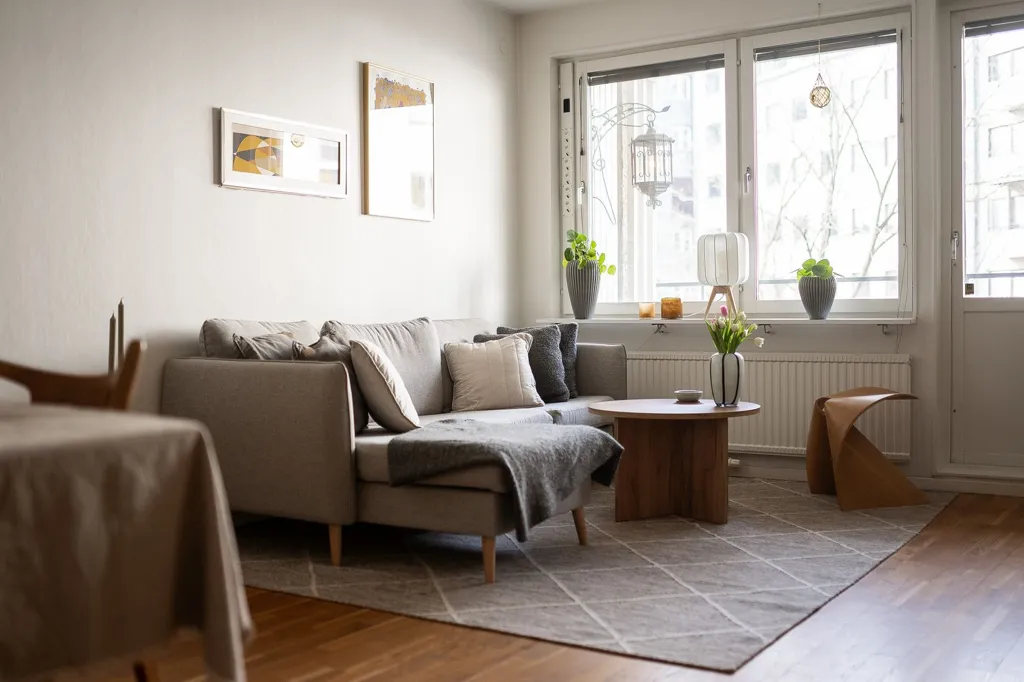 Séjour - City Centre Flat with Balcony in Gothenburg