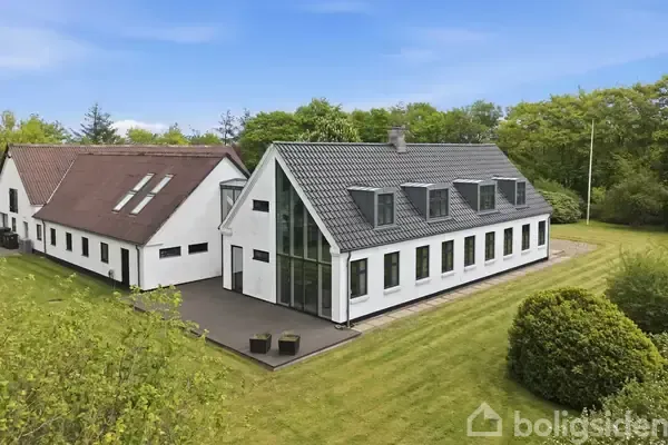 Vue aérienne - Detached House with Large Garden in Grindsted