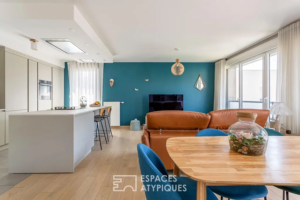 Söögituba - Contemporary Flat with Terrace in Montchat