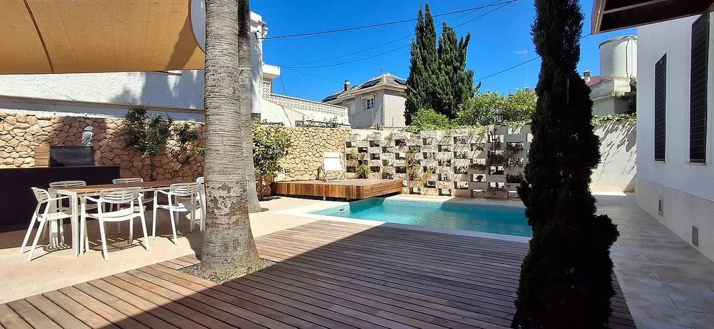 Piscine - Pared Chalet with Pool in Santiago de la Ribera