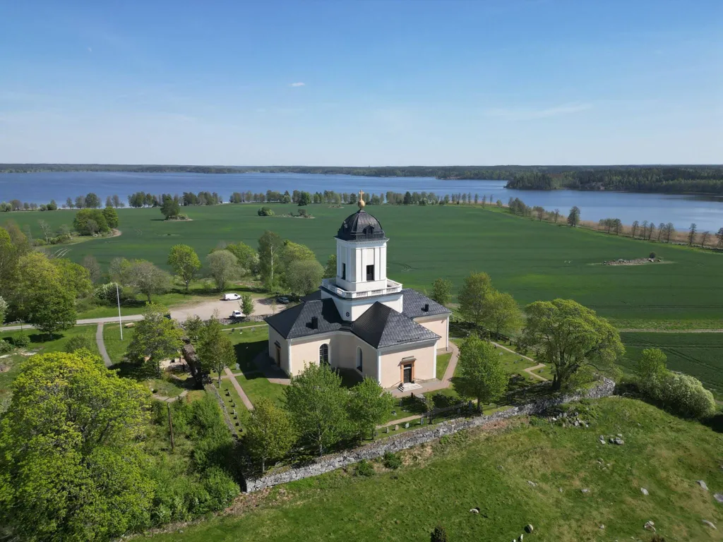 Vue aérienne - Maison 5 pièces à Norrtälje kommun