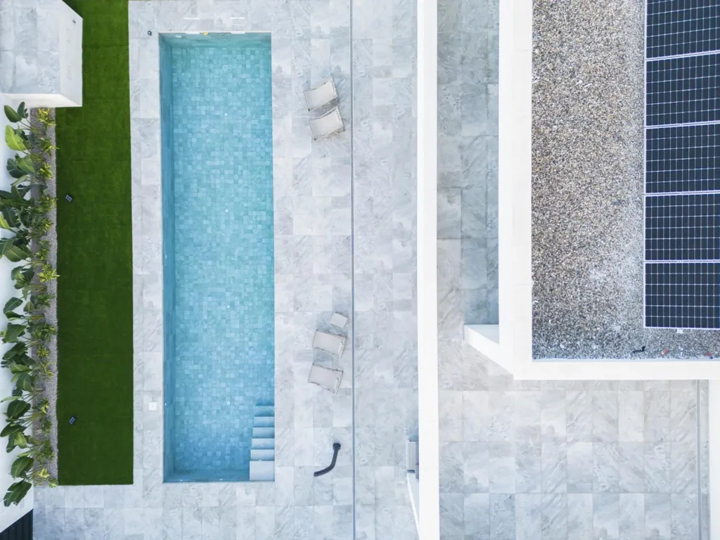 Vue aérienne - Detached Villa with Pool in La Marina, San Fulgencio
