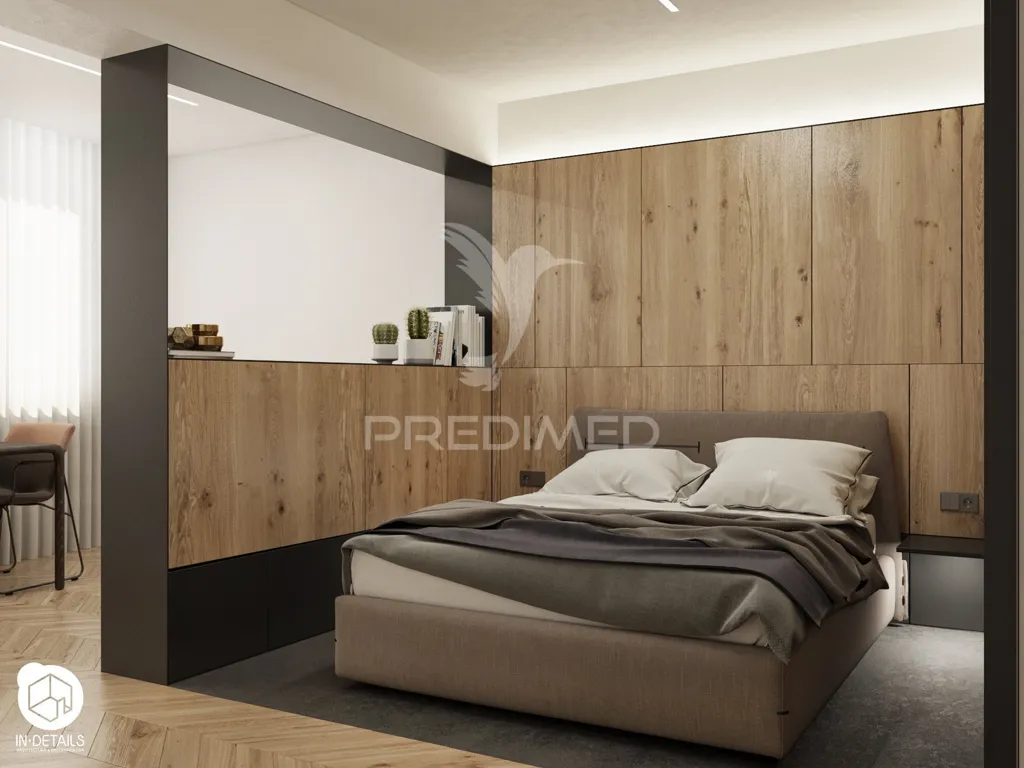 Bedrooms - T2 Apartment with Historical Charm in Porto