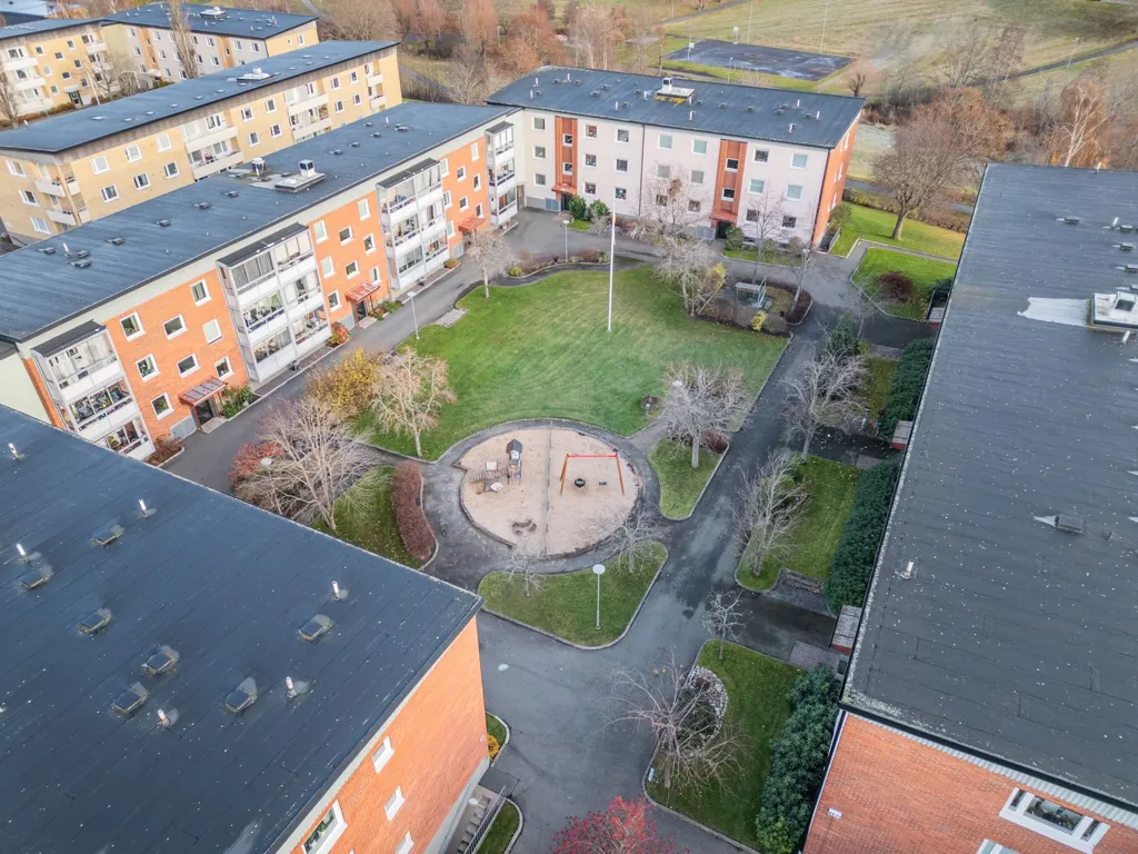 Õhuvaade - Two-Bedroom Flat with Balcony in Jönköping