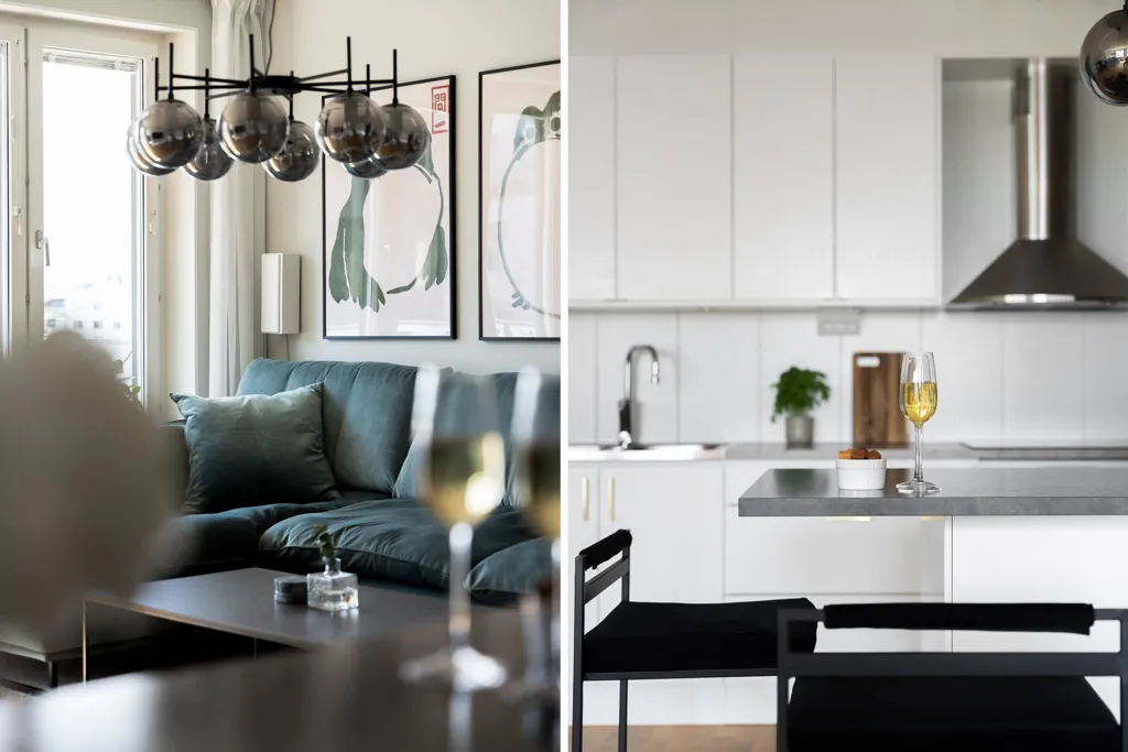 Cuisine - Apartment with West Balcony in Hammarby Sjöstad