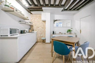 Cuisine - Appartement 2 Pièces avec Charme à Paris-4e