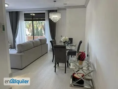 Séjour - Duplex with Sea View and Jacuzzi in Estepona