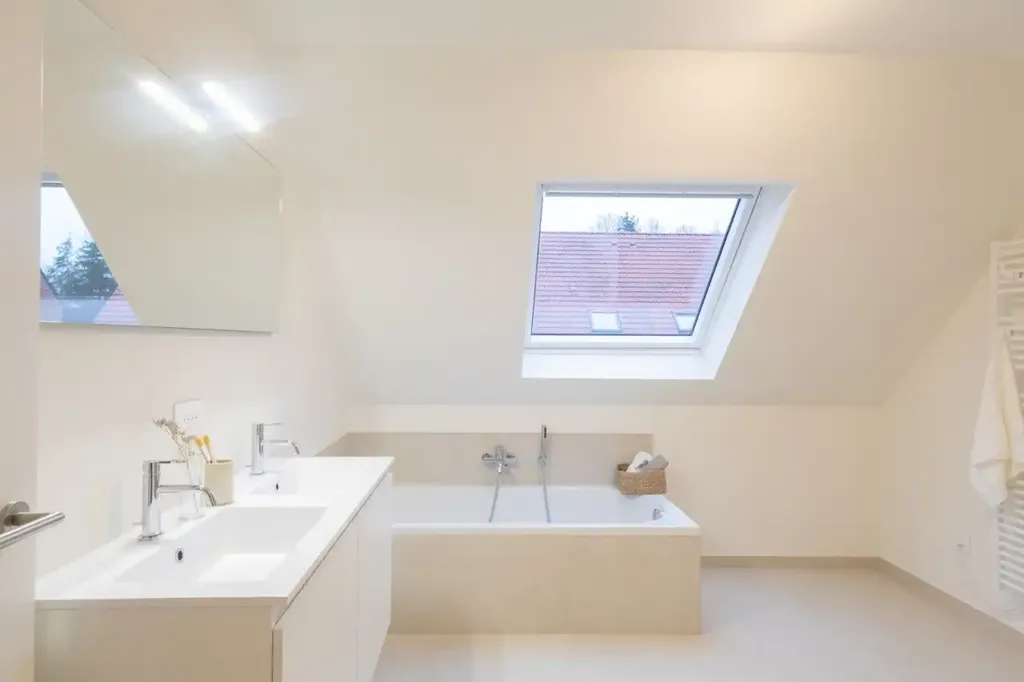 Bathrooms - Energy-Efficient Semi-Open New Builds with Garage in Denderwindeke