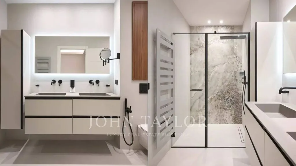 Salles de bain - Appartement Luxe avec Terrasse à Cannes
