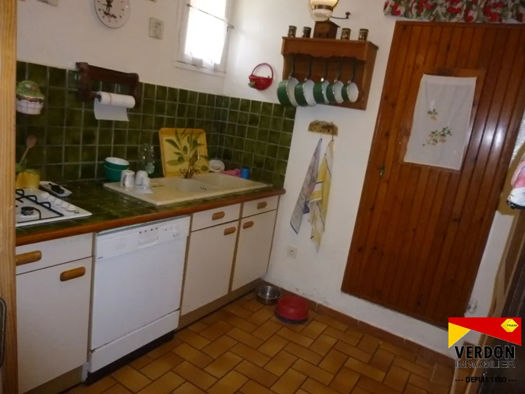Cuisine - Chalet en Pierre avec Vue Montagne à Allos