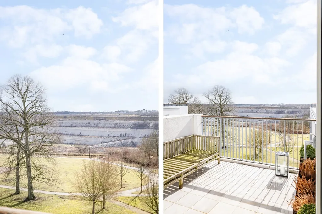 Balcon - Modern Two-Bedroom Flat with Dual Terraces in Malmö