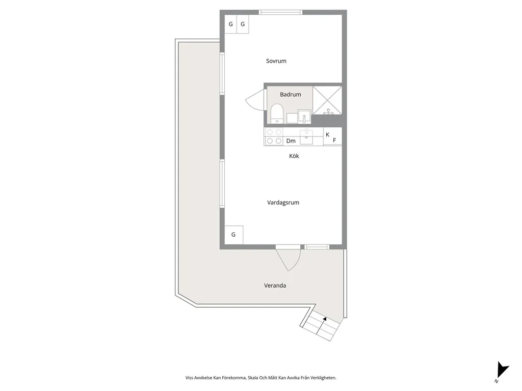 Plan - Apartment with Private Boat Slip in Orust