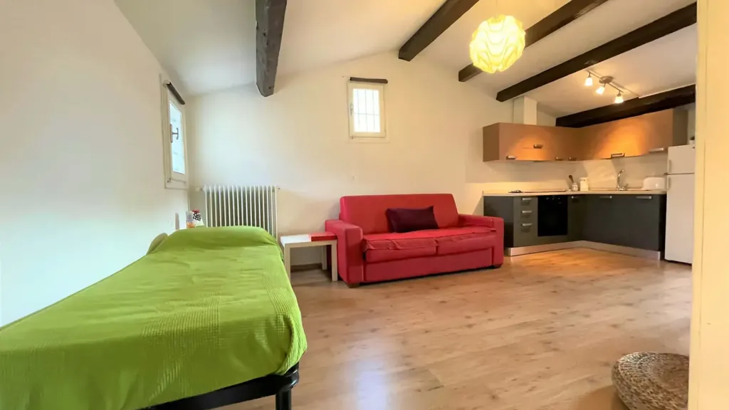 Séjour - Bright Studio with Terrace in Florence