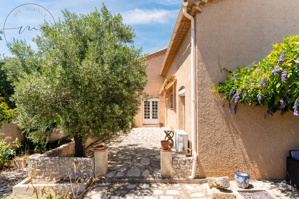 Giardino - Provençal Style House with Pool in Lignan-sur-Orb