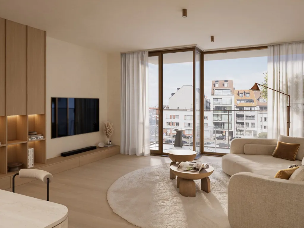 Soggiorno - Contemporary Apartment with Terraces in Knokke