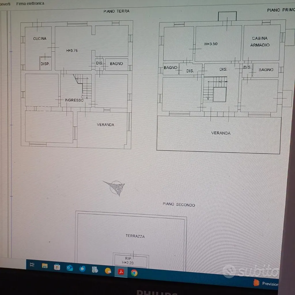 Plan - Nuda Proprietà Villa with Garden in Scala Greca