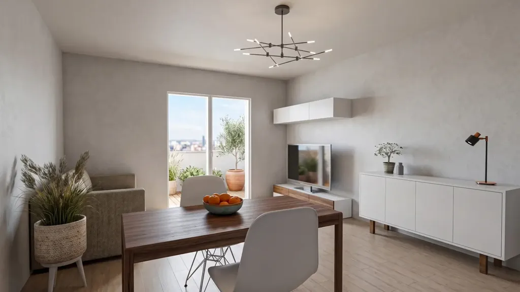 Salle à manger - Modernised Studio with Balcony in Bologna