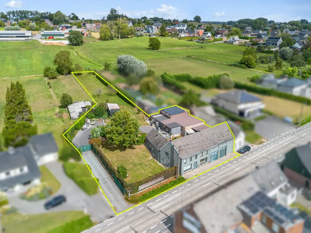 Vue aérienne - Opportunité de Verkaveling avec Large Façade à Geraardsbergen