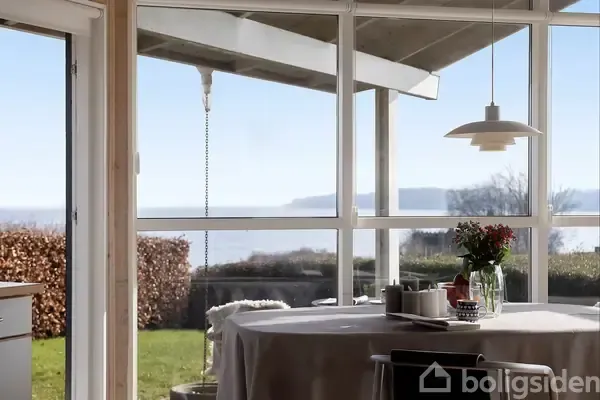 Terrasse - Cottage with Sea View in Teglgården, Hejlsminde