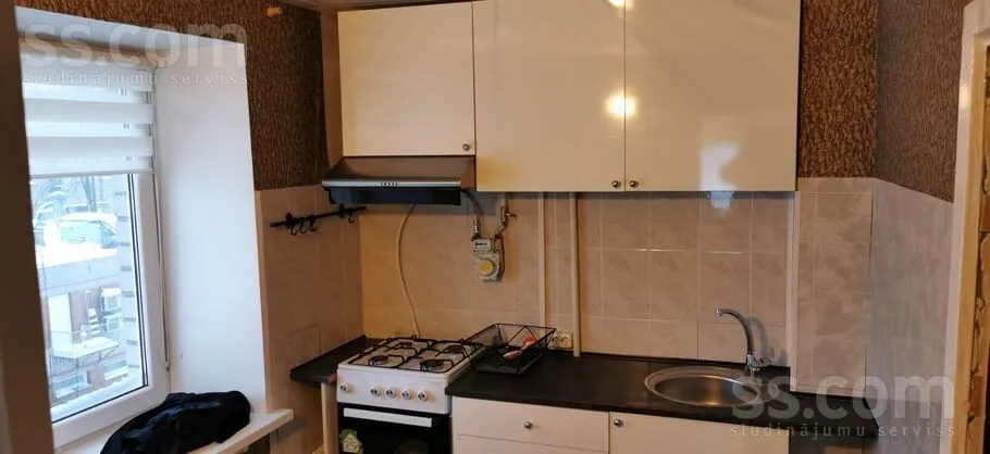 Kitchen - Bright Apartment with Balcony in Rēzekne Centre
