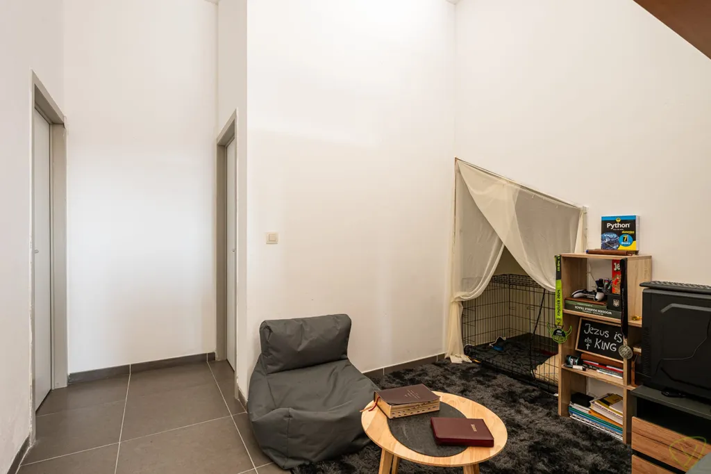 Séjour - Appartement en RDC avec Terrasse Sud à Sint-Laureins