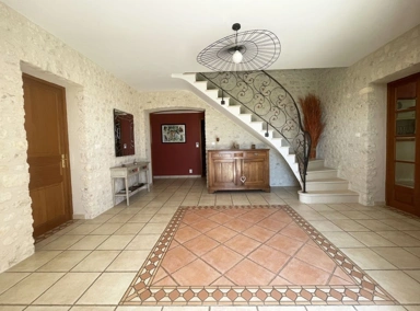 Hallway - Architectural Villa with Pool in Charente