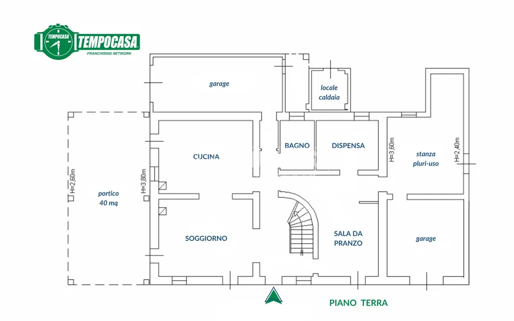 Plan - Rustic Villa with Garden in Senigallia