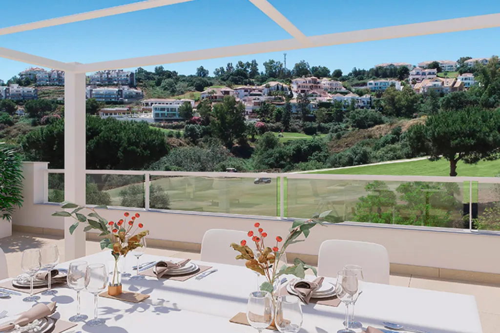 Terrass - Modern Apartments with Golf View in La Cala