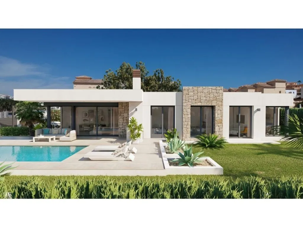 Piscine - Detached House with Sea View in Calpe