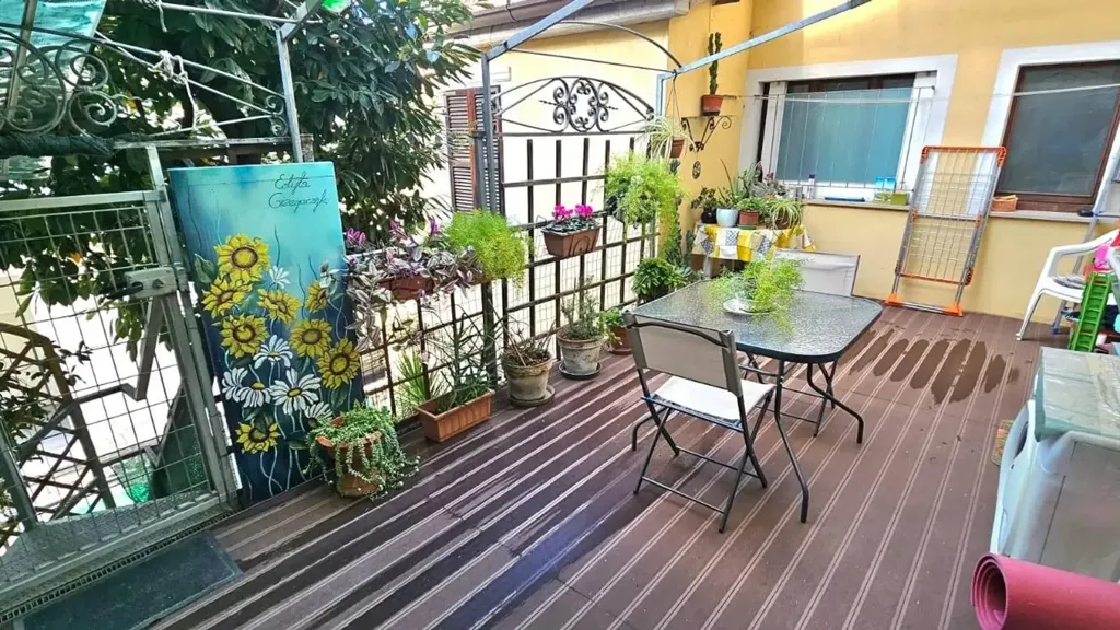 Terrasse - Apartment with Parking in Civitanova Marche