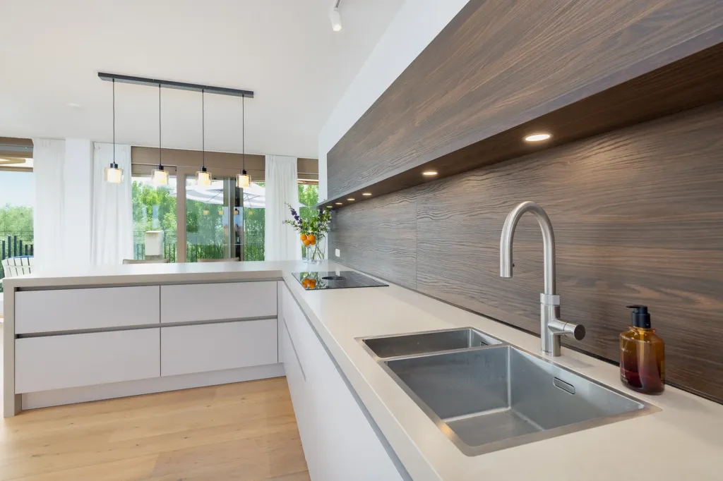 Köök - Luxury Penthouse with Castle View in Beeckendael