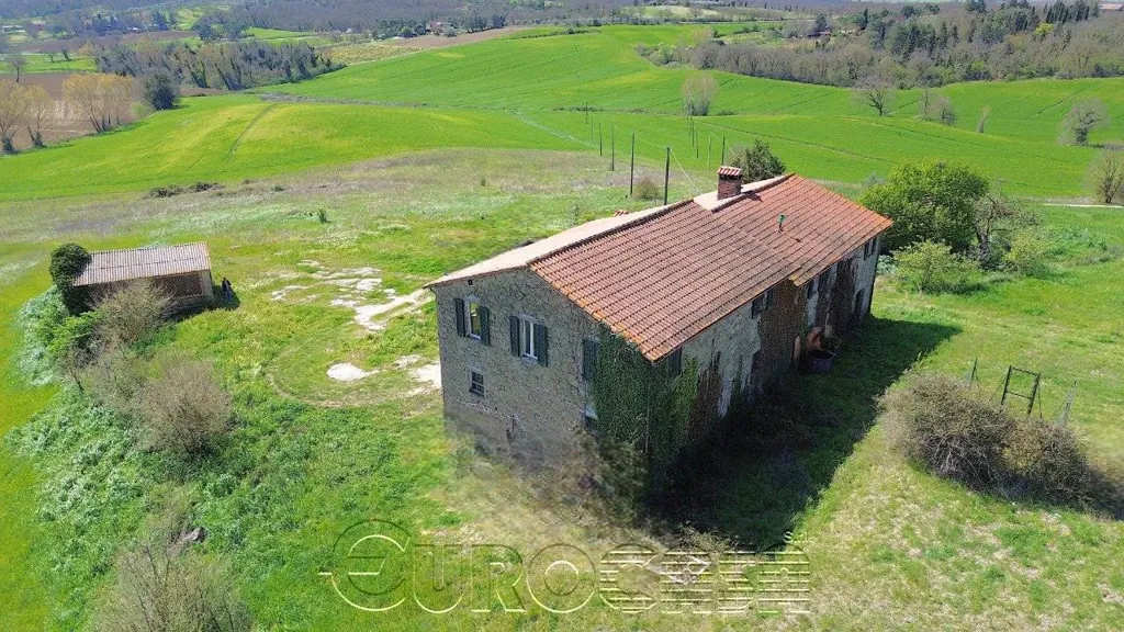 Õhuvaade - Rustic Casale with Olive Grove near Perugia
