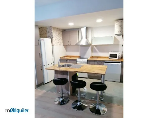 Cuisine - Furnished Flat near University on Avda. Valencia