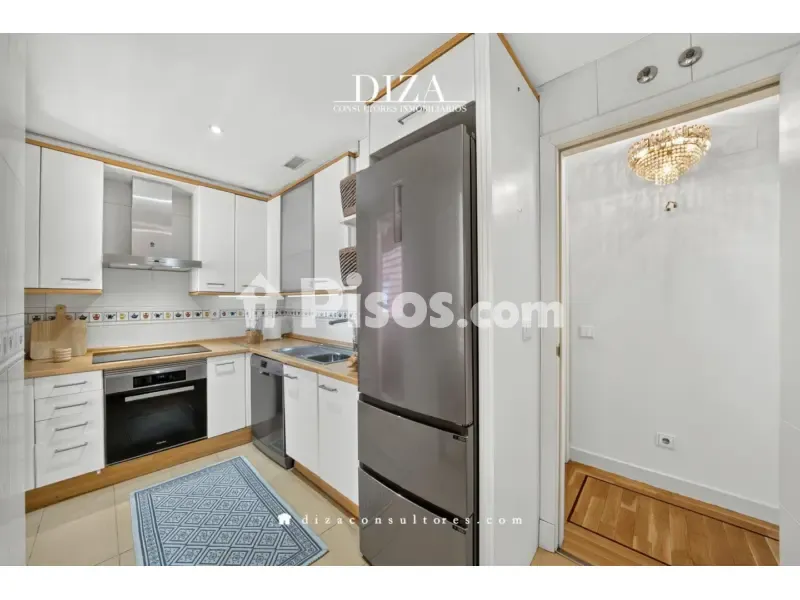 Köök - Apartment with Pool and Lift in Retiro