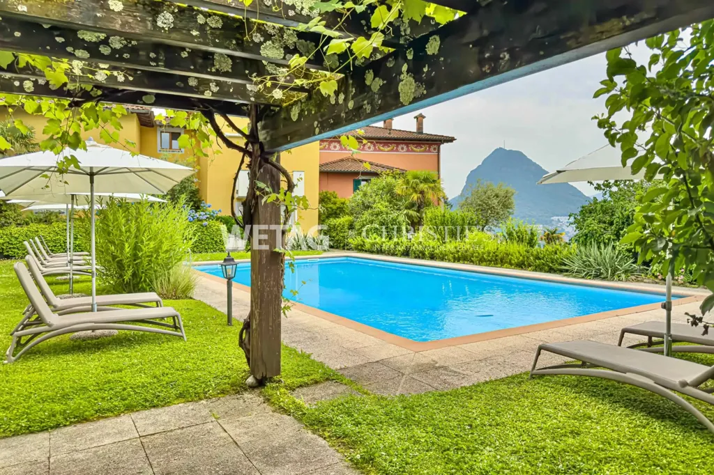 Bassein - Lake View Apartment with Pool in Ruvigliana