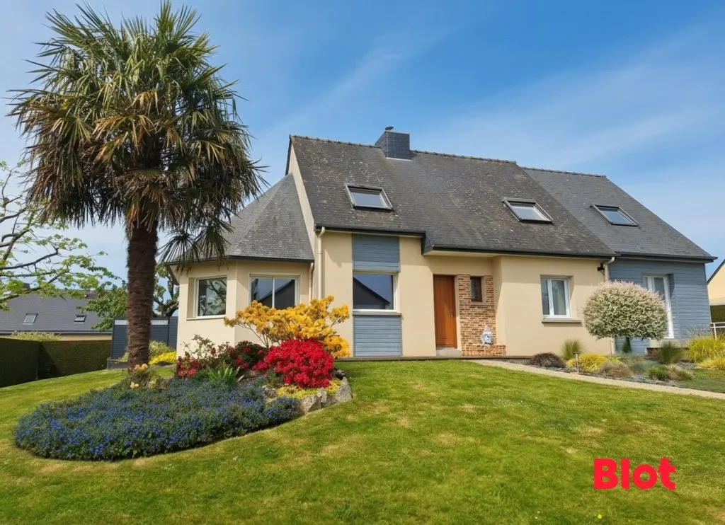Extérieur - Maison 6 Chambres avec Piscine à Sens de Bretagne