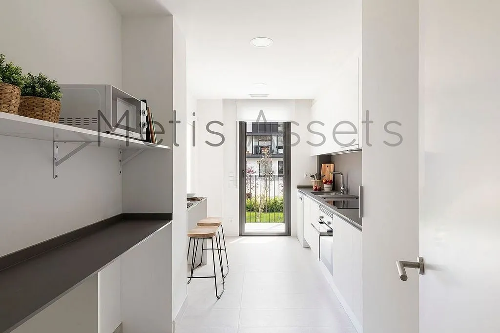 Cucina - Apartment with Pool in El Poblenou