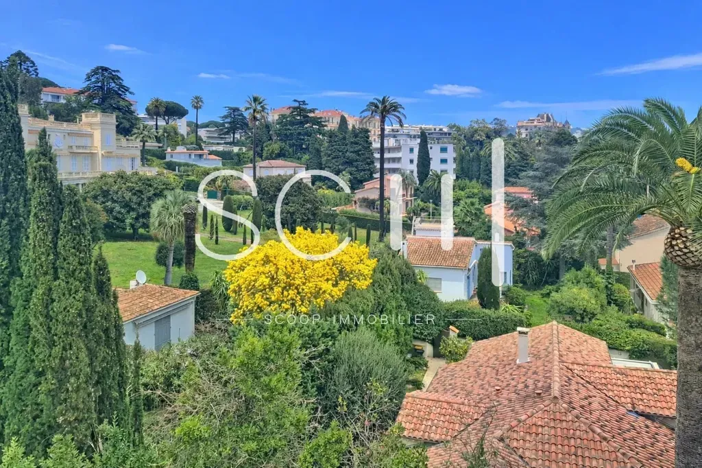 Vue aérienne - Appartement avec Vue Mer au Dernier Étage à Cannes