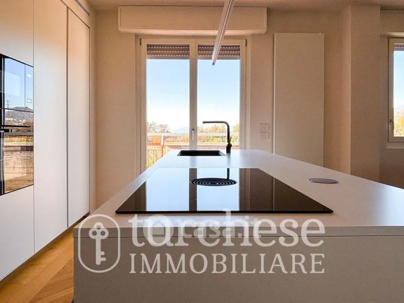 Cuisine - Rustic Trilocale with Balcony in Sorisole