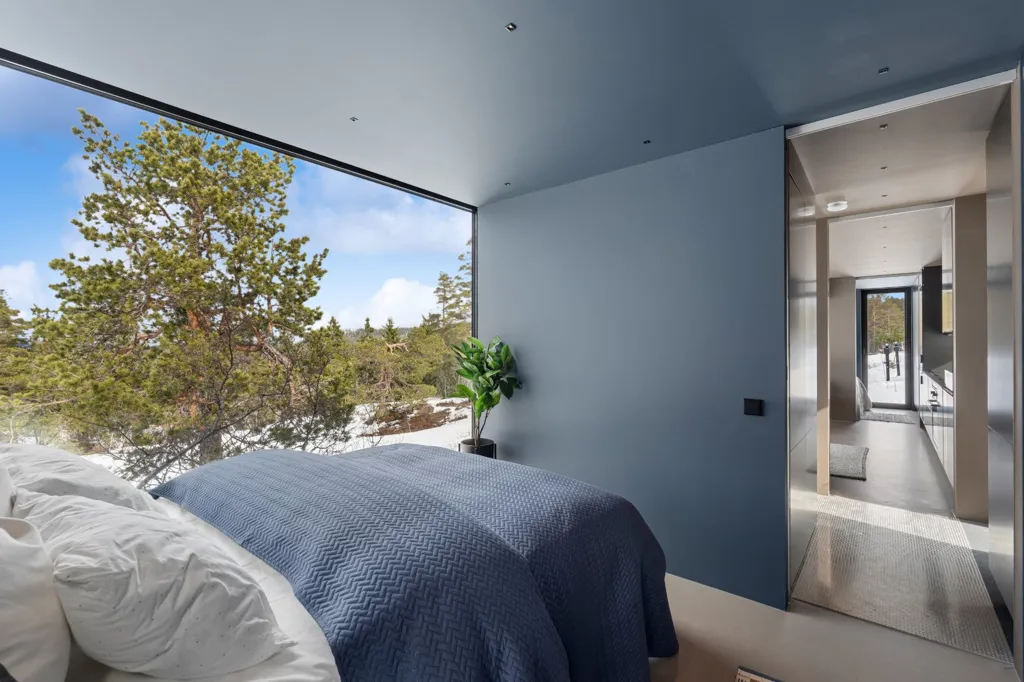 Chambres - Architect-Designed Cabin with Ski Access in Omgi Blefjell