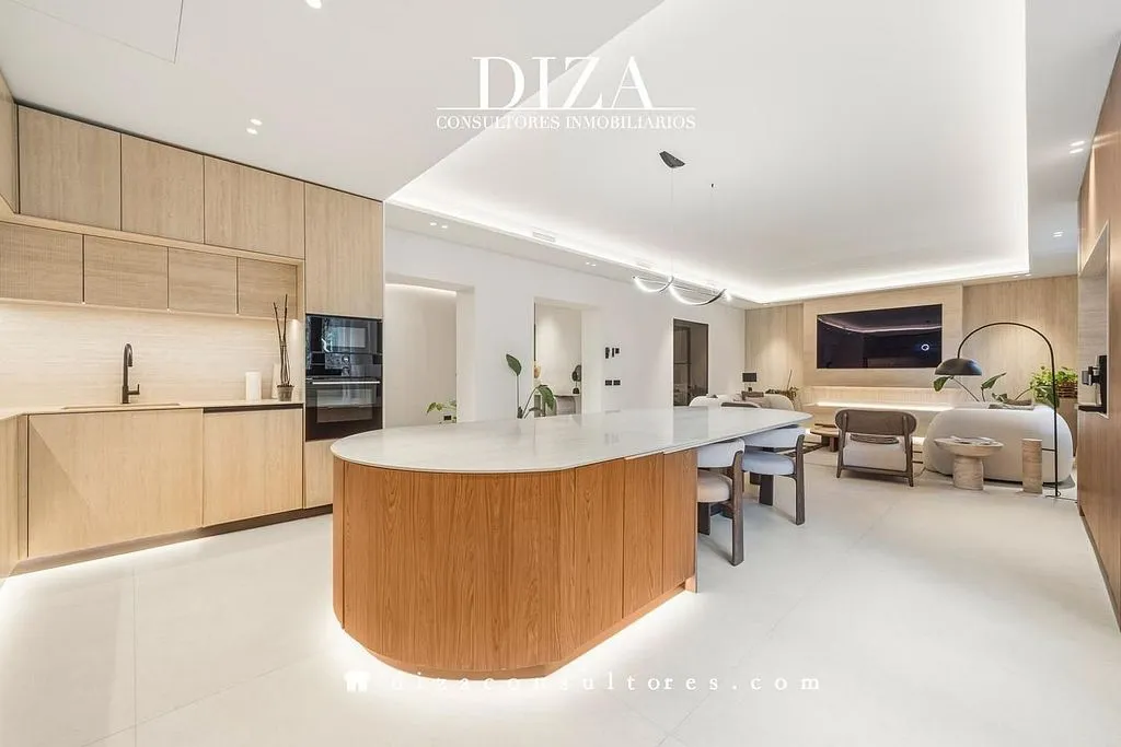 Cuisine - Penthouse with Garden View in Salamanca